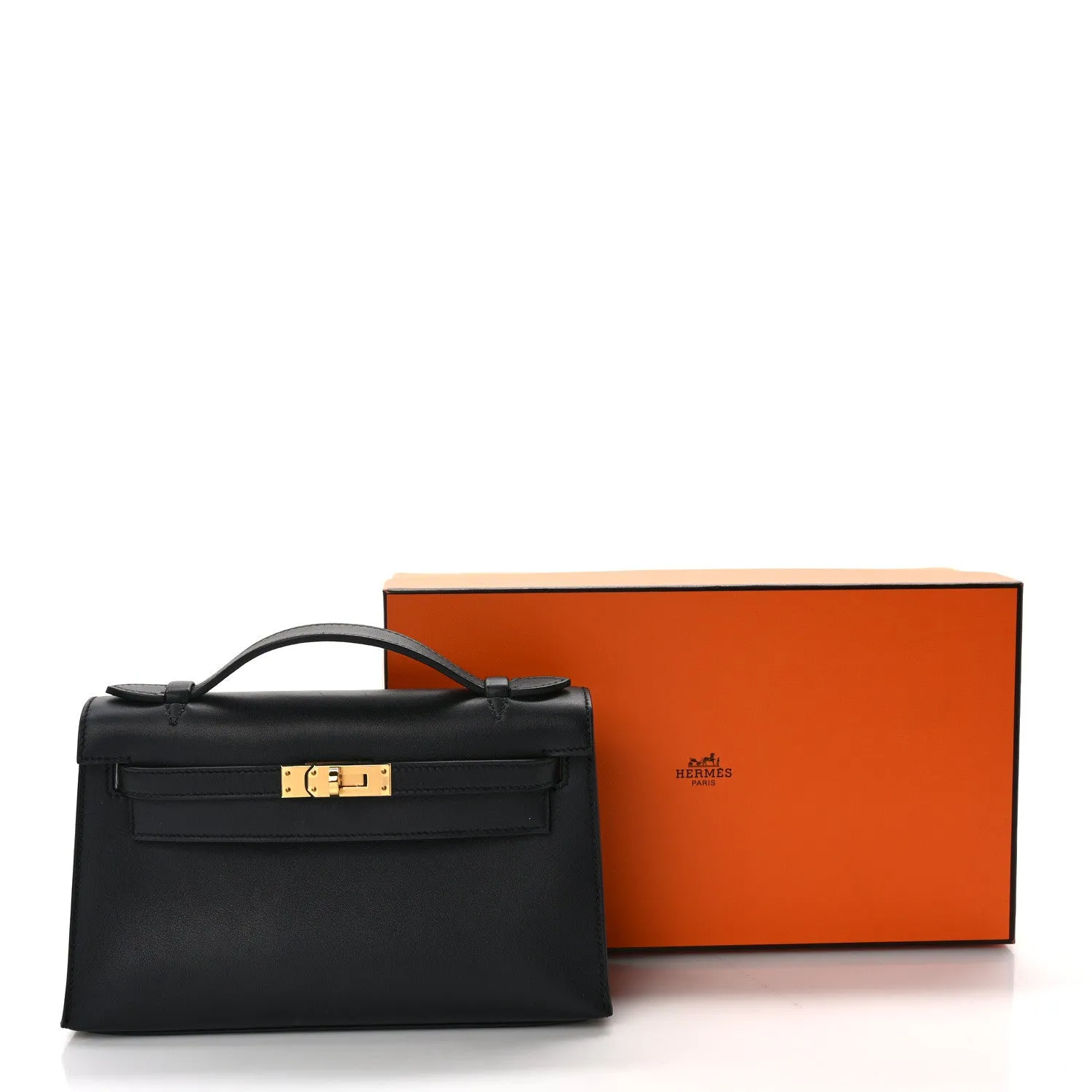 Swift Kelly Pochette Clutch Black