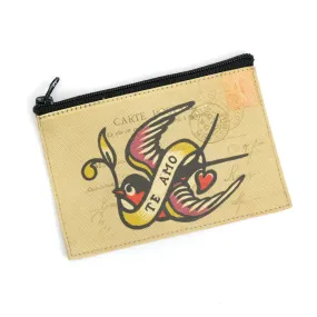 Te Amo Canvas Coin Purse #1