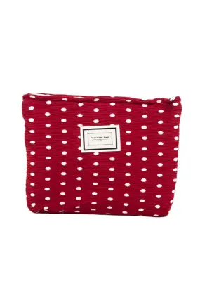 TEEK - Dotted Crinkle Large Cosmetic Pouch