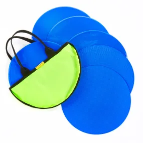 Throw Down Spots | 30cm Set of 6 | Blue