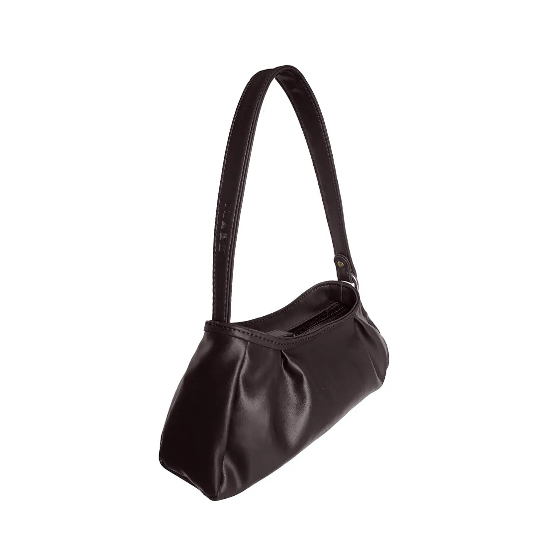 Trendy Brown Baguette Bag Perfect For Women & Girls