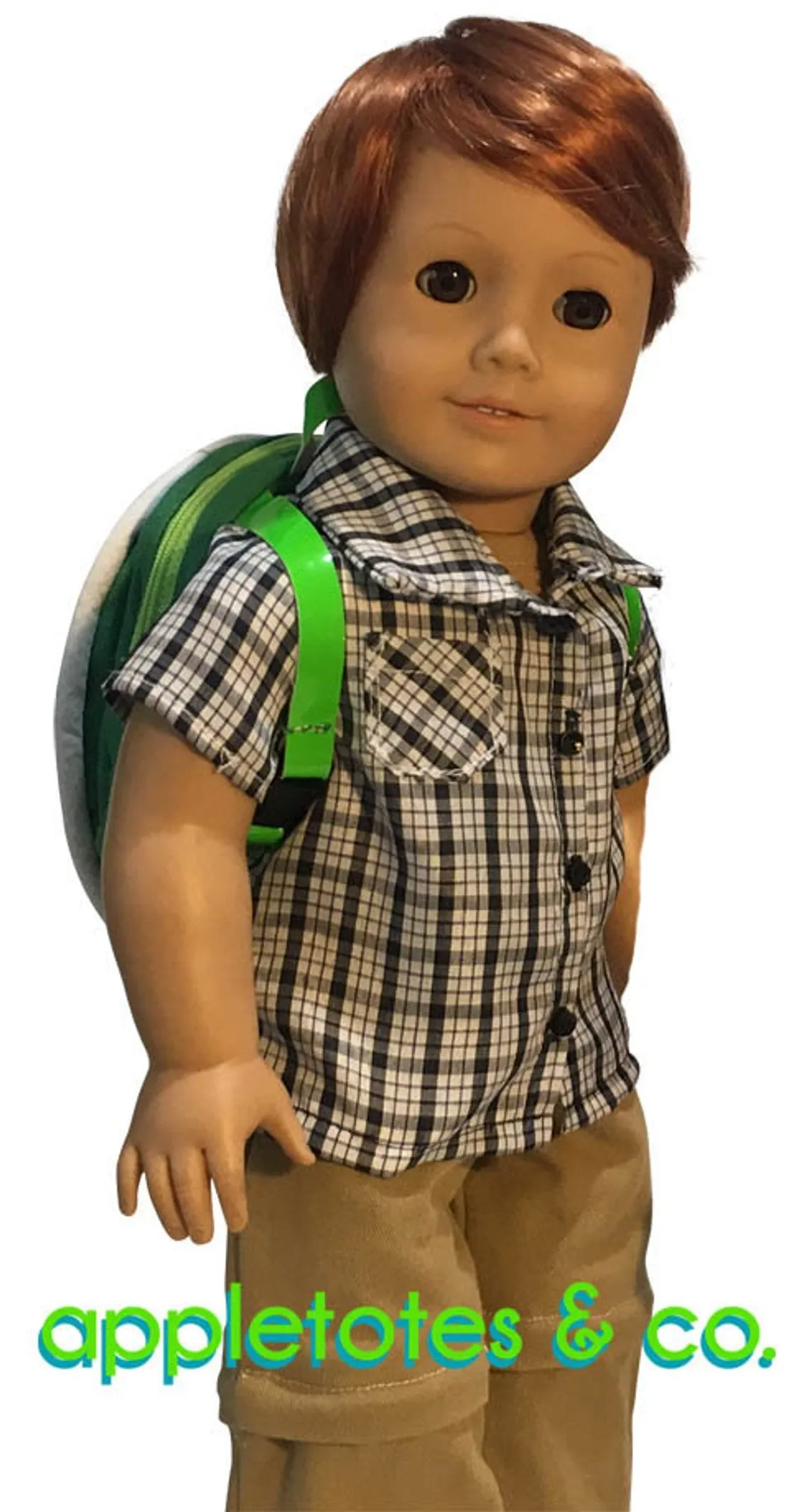 Turtle Backpack Sewing Pattern for 18" Dolls