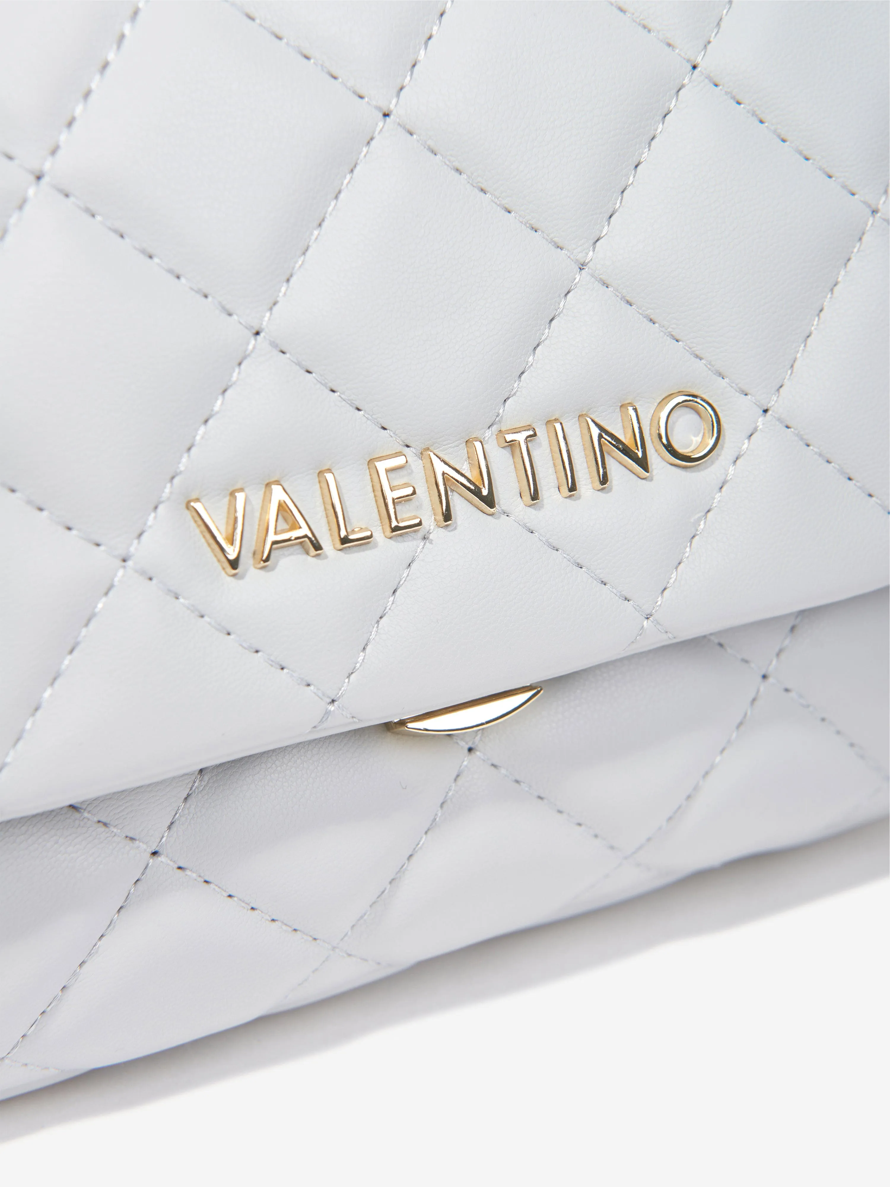 Valentino Girls Ocarina Flap Bag in White (18.5cm)