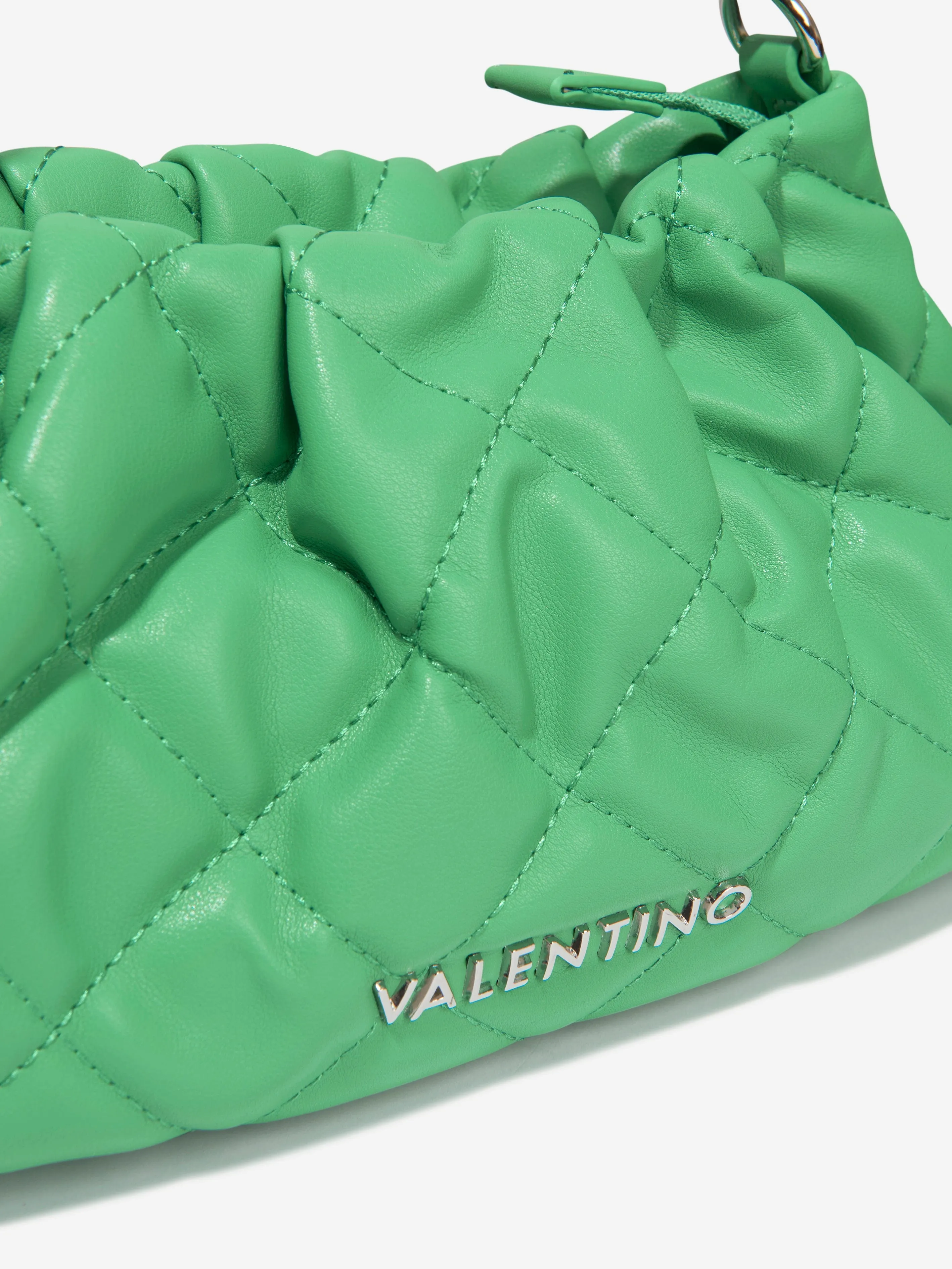 Valentino Girls Recycled Ocarina Pochette Bag in Green