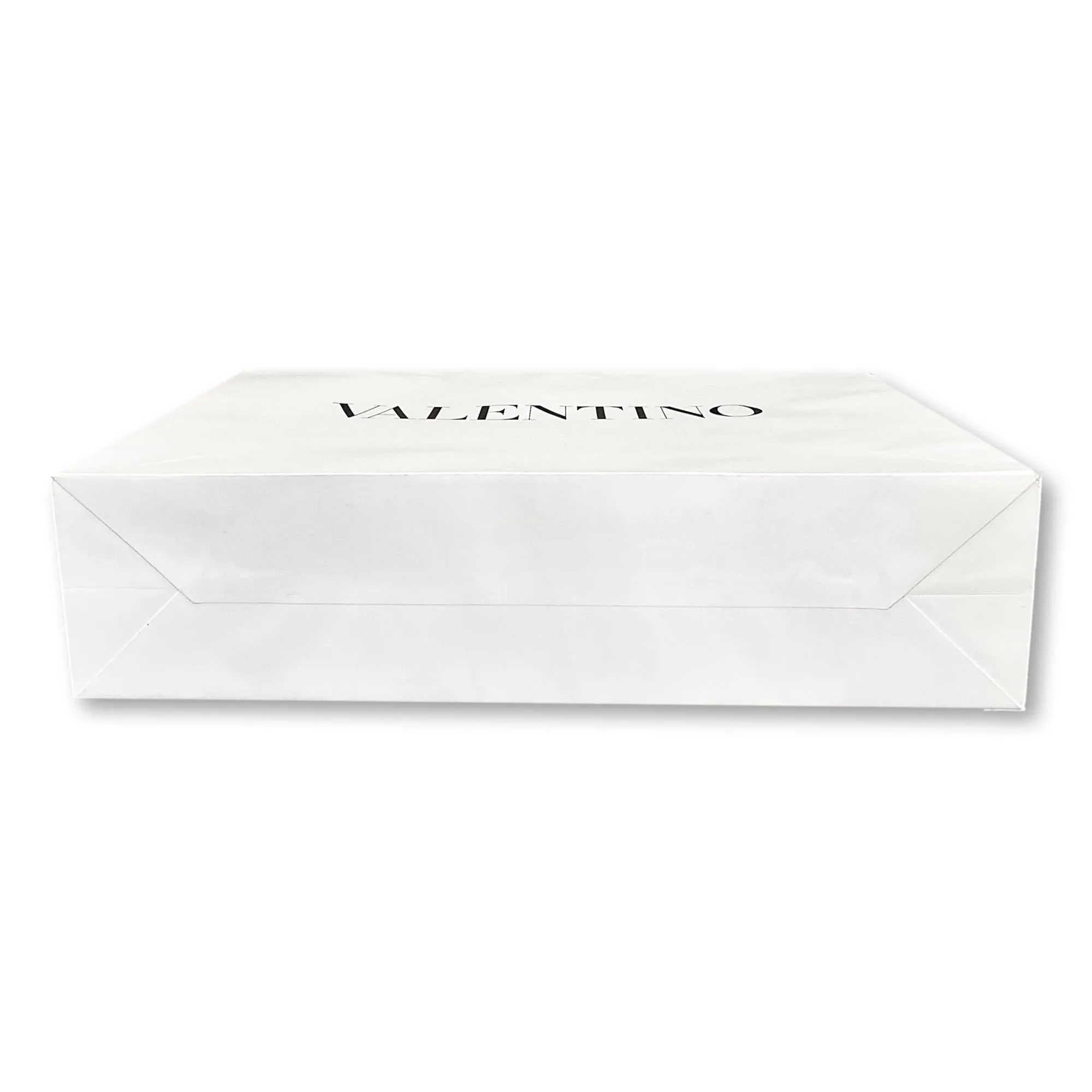 Valentino Shopping Gift Bag Designer Logo Packaging White Paper Large