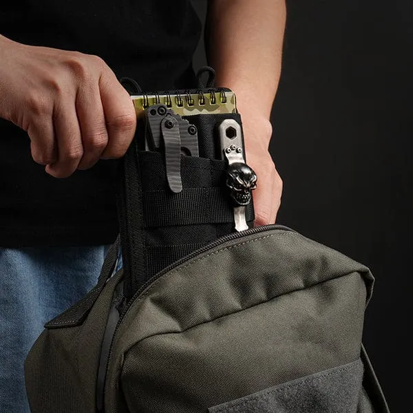 VE18 EDC Pocket Organizer Pouch, Velcro Pouch for Everyday Carry