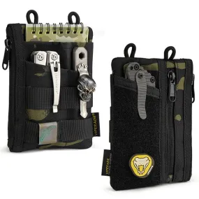 VE18 EDC Pocket Organizer Pouch, Velcro Pouch for Everyday Carry