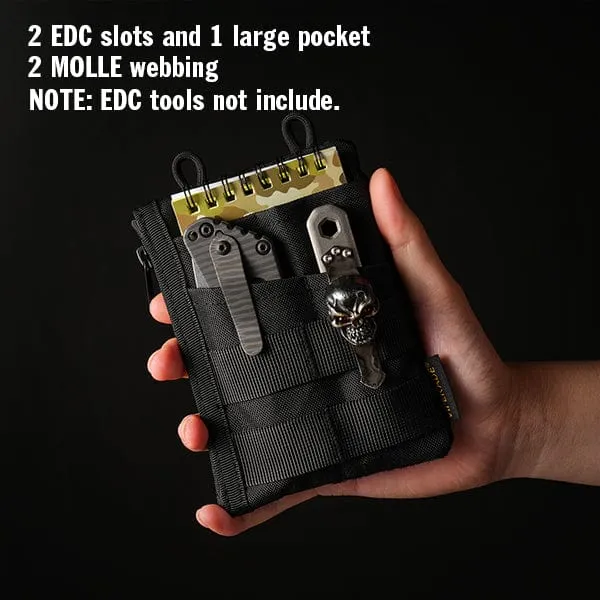 VE18 EDC Pocket Organizer Pouch, Velcro Pouch for Everyday Carry