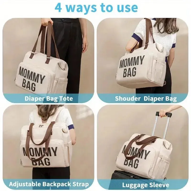 Waterproof Multi-functional Compact Mommy Bag