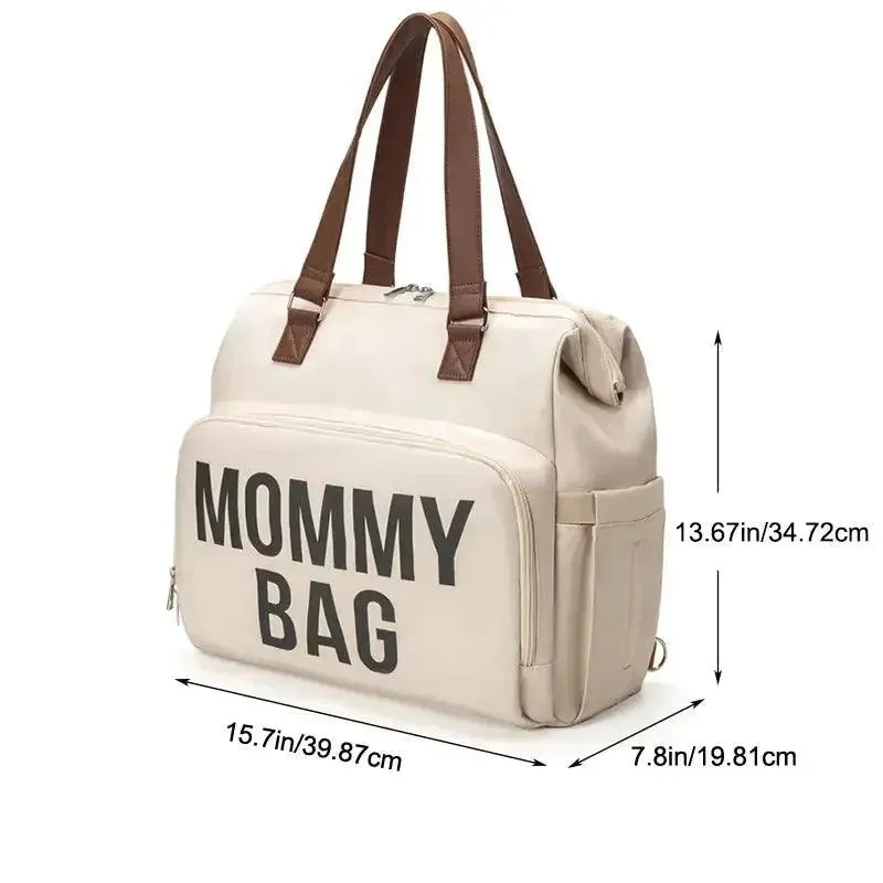 Waterproof Multi-functional Compact Mommy Bag