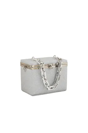 Wedding Clutch B21605-Silver