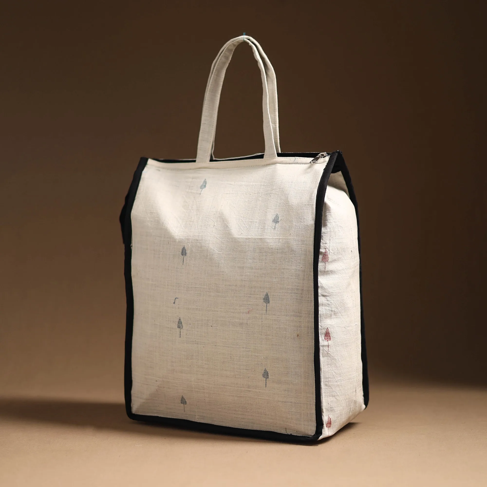 White - Handcrafted Cotton Shopping Bag 18