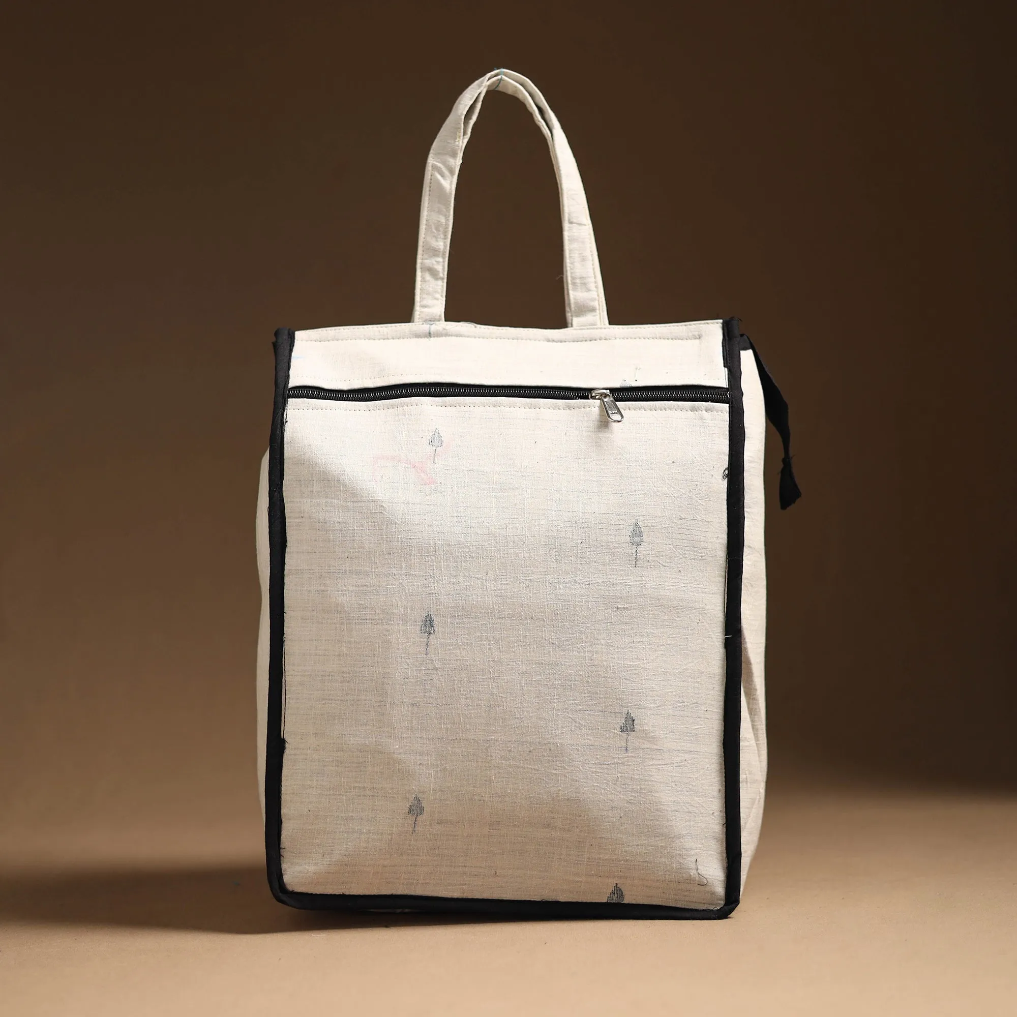 White - Handcrafted Cotton Shopping Bag 18