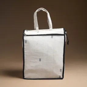 White - Handcrafted Cotton Shopping Bag 26