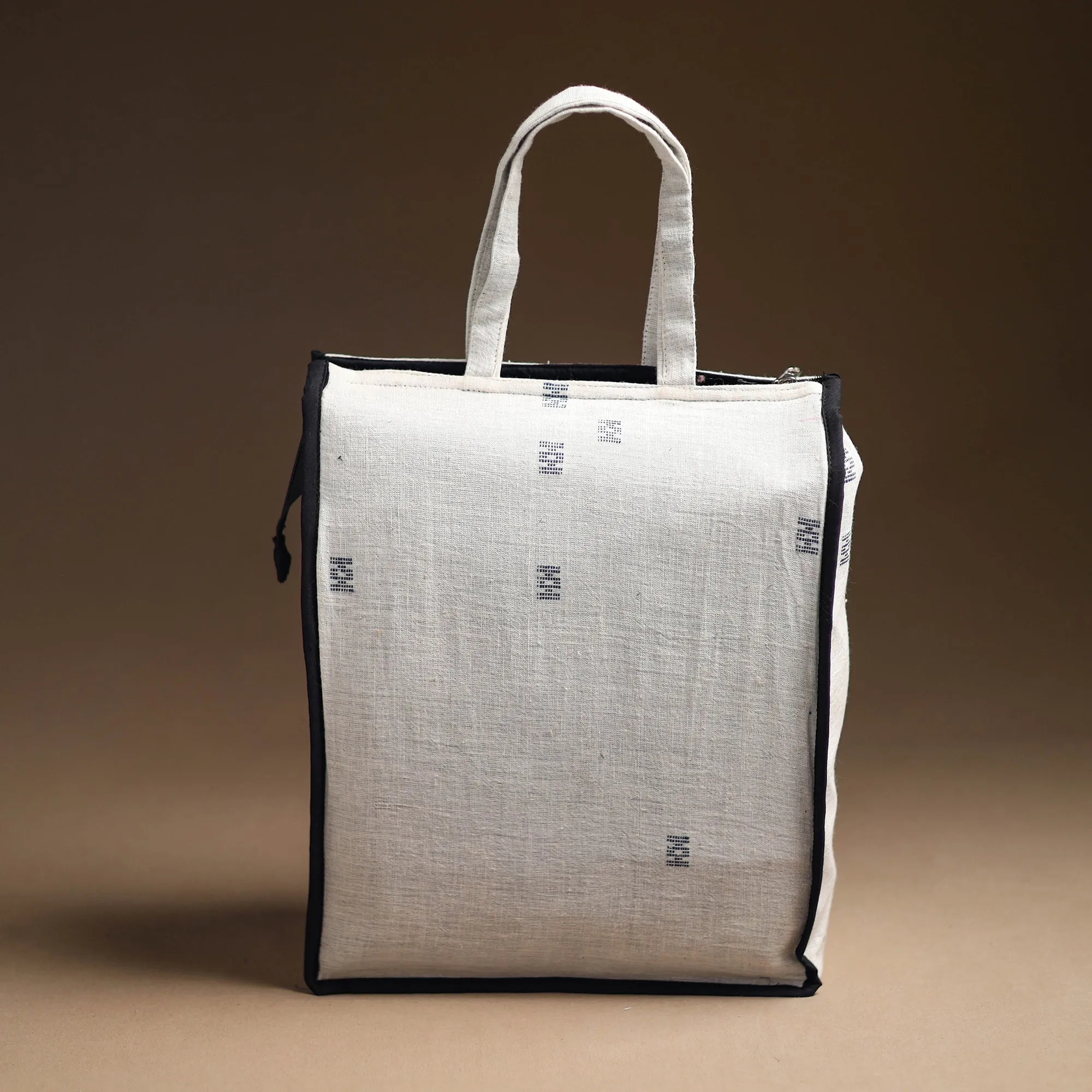 White - Handcrafted Cotton Shopping Bag 26