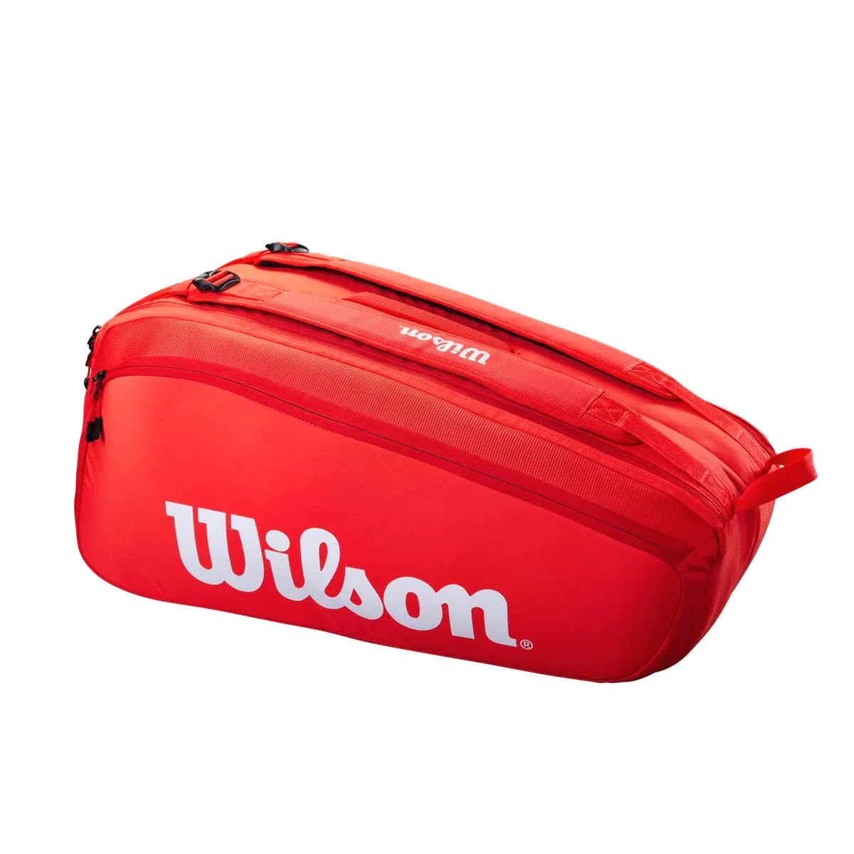 Wilson Super Tour 9 Racquet Tennis Bag - Red