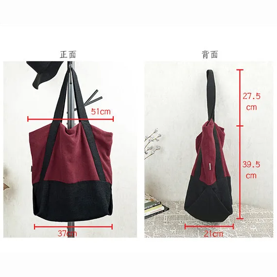 Women Large Bag Simple Style Women Shoulder Bag