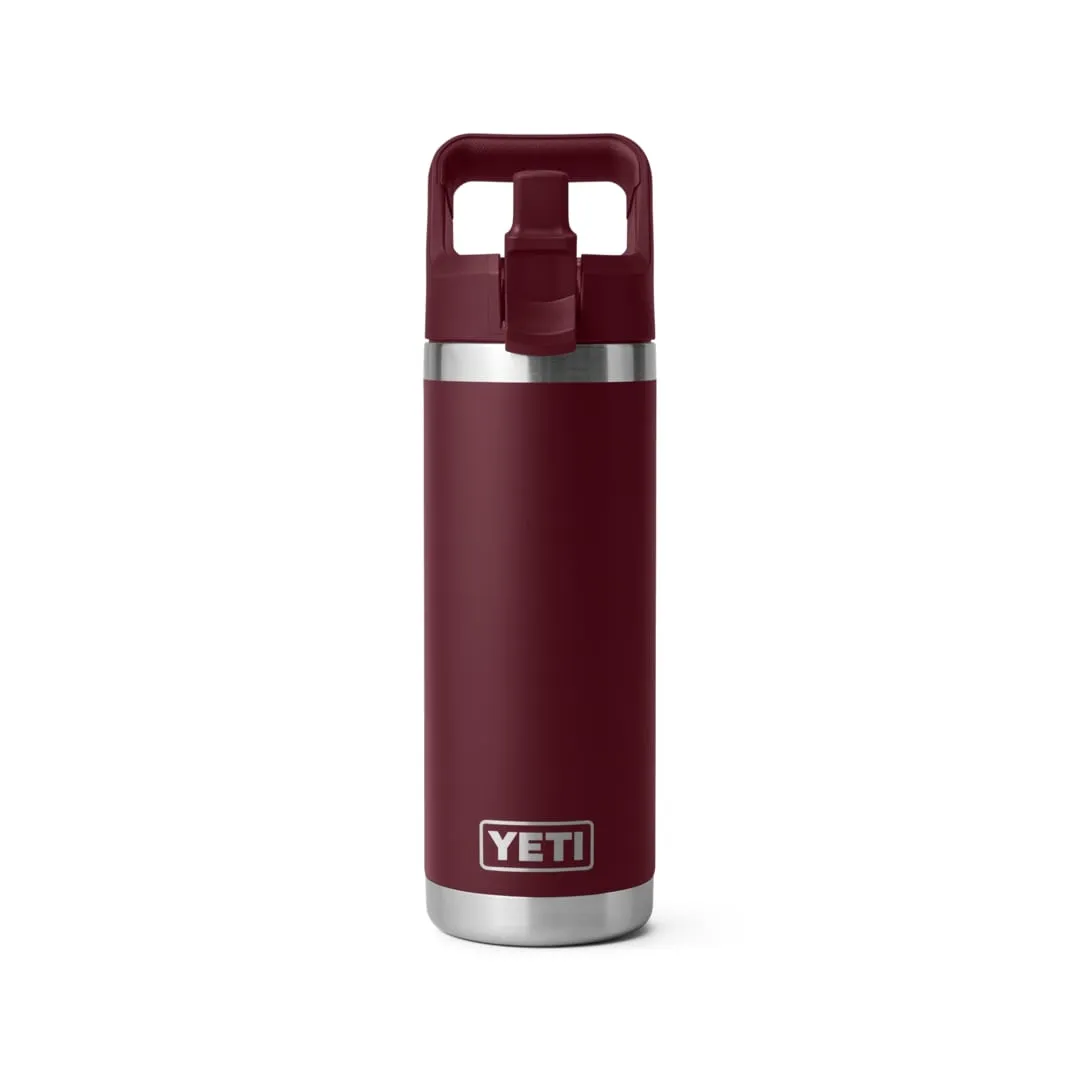 YETI Rambler 18oz Straw Bottle Wild Vine Red