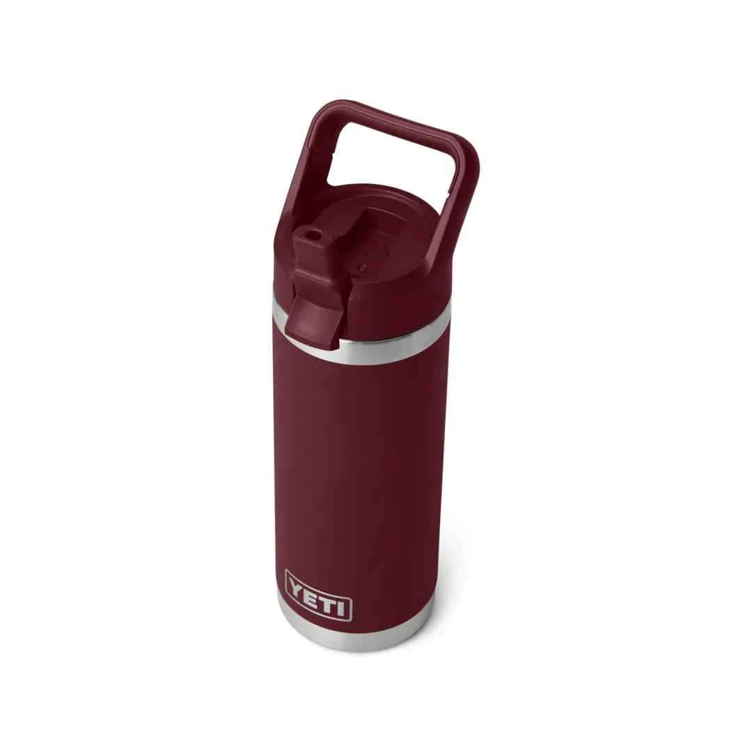 YETI Rambler 18oz Straw Bottle Wild Vine Red