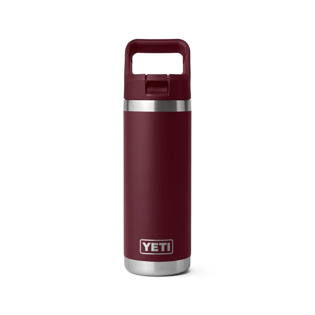 YETI Rambler 18oz Straw Bottle Wild Vine Red