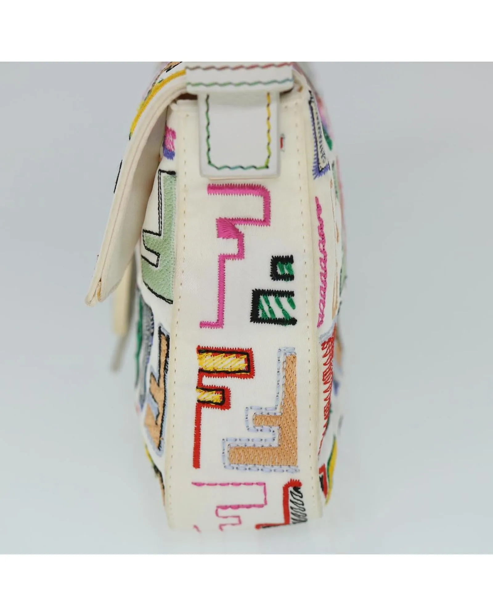 Zucca Canvas Embroidery Shoulder Bag